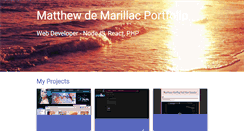 Desktop Screenshot of matthewmarillac.com